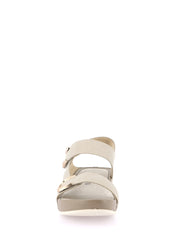 Sandali zeppa Beige Grunland