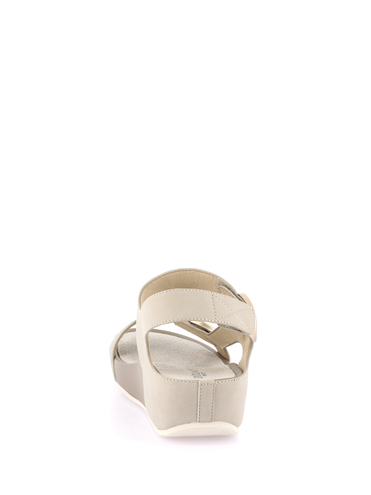 Sandali zeppa Beige Grunland