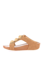 Sandali zeppa Marrone Grunland