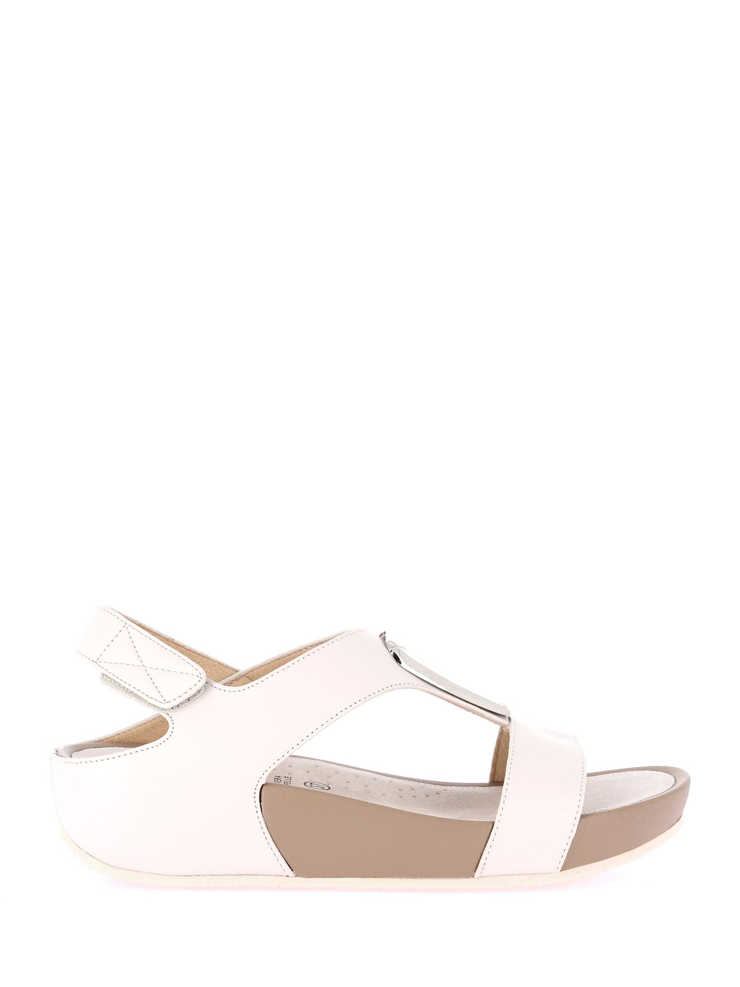 Sandali con strappi Beige Grunland