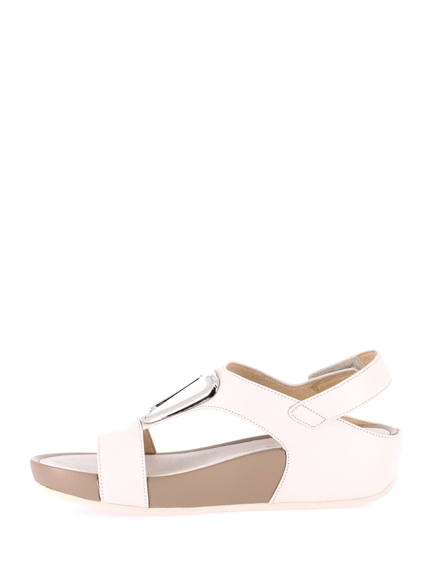 Sandali con strappi Beige Grunland