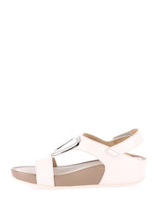 Sandali con strappi Beige Grunland