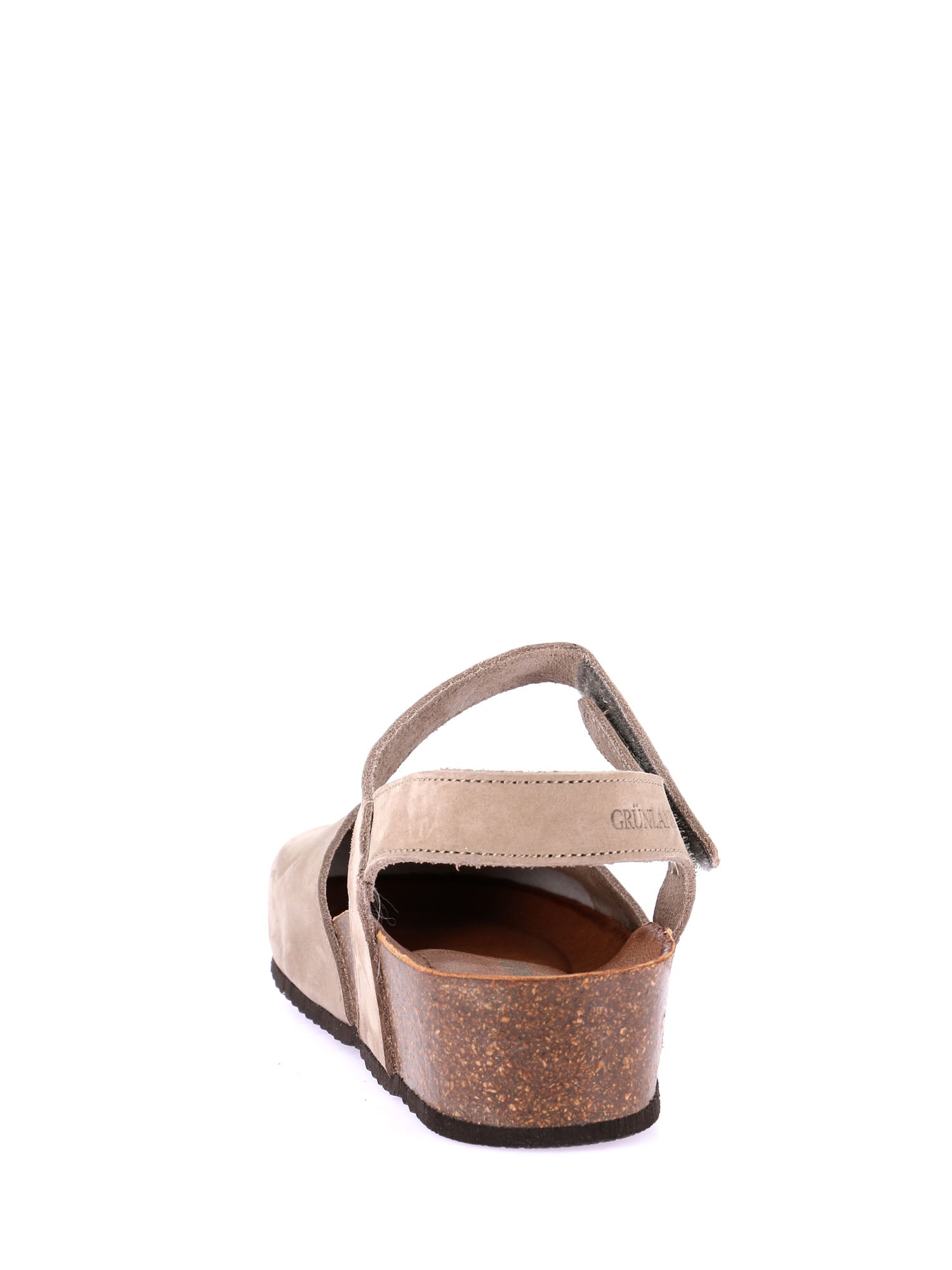 Sandali con strappi Tortora Grunland