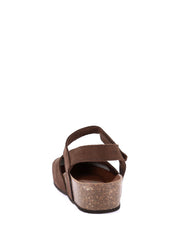 Sandali con strappi Marrone Grunland