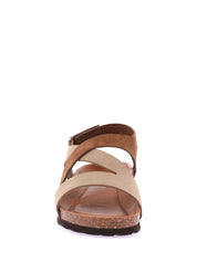 Sandali zeppa Marrone Grunland