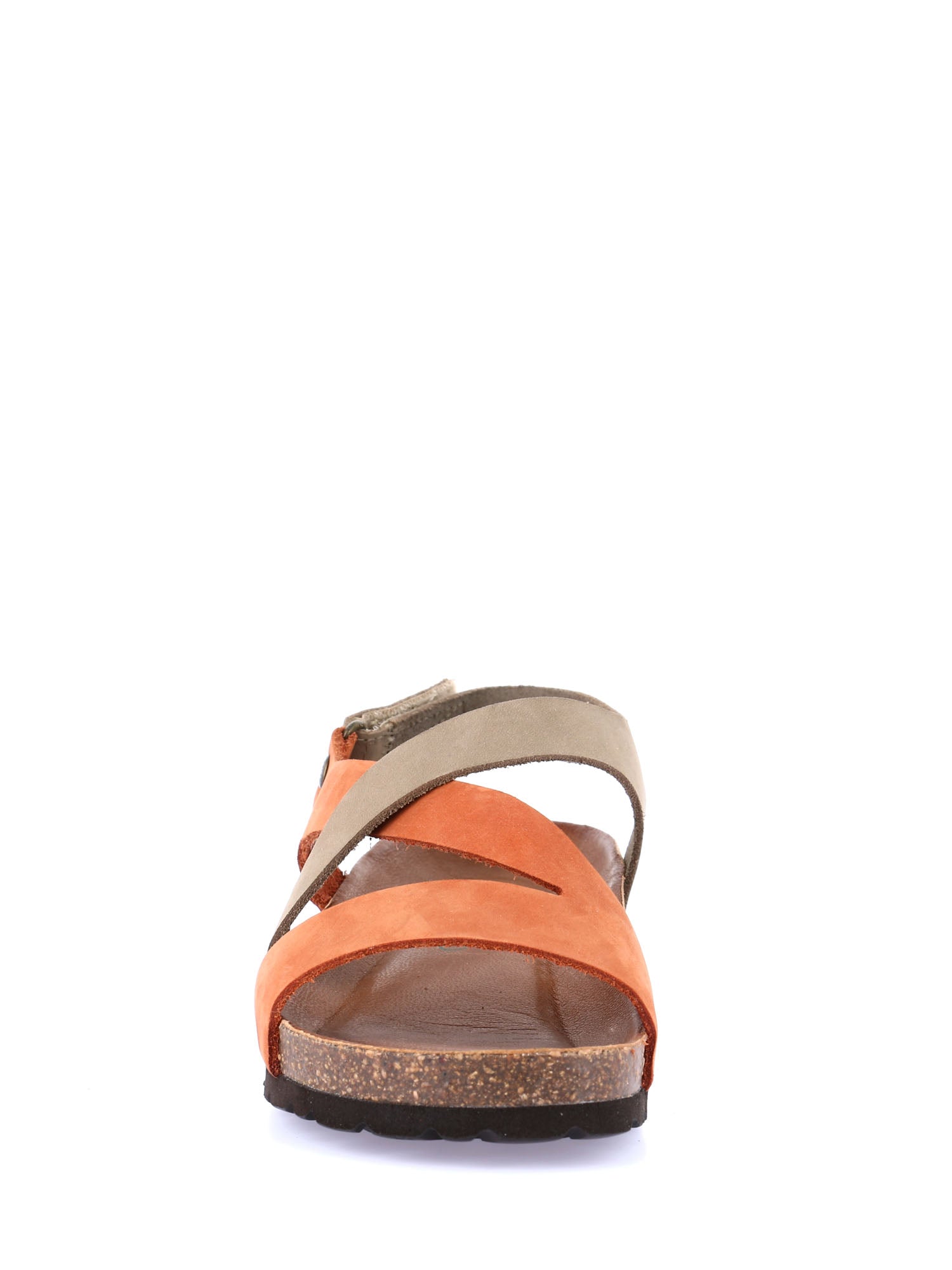 Sandali zeppa Arancio Grunland