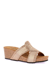 Sandali zeppa Rosa Grunland