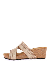 Sandali zeppa Rosa Grunland