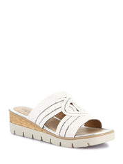 Sandali zeppa Bianco Grunland