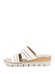 Sandali zeppa Bianco Grunland