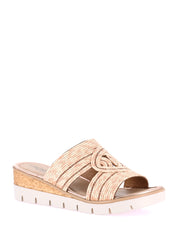 Sandali zeppa Rosa Grunland