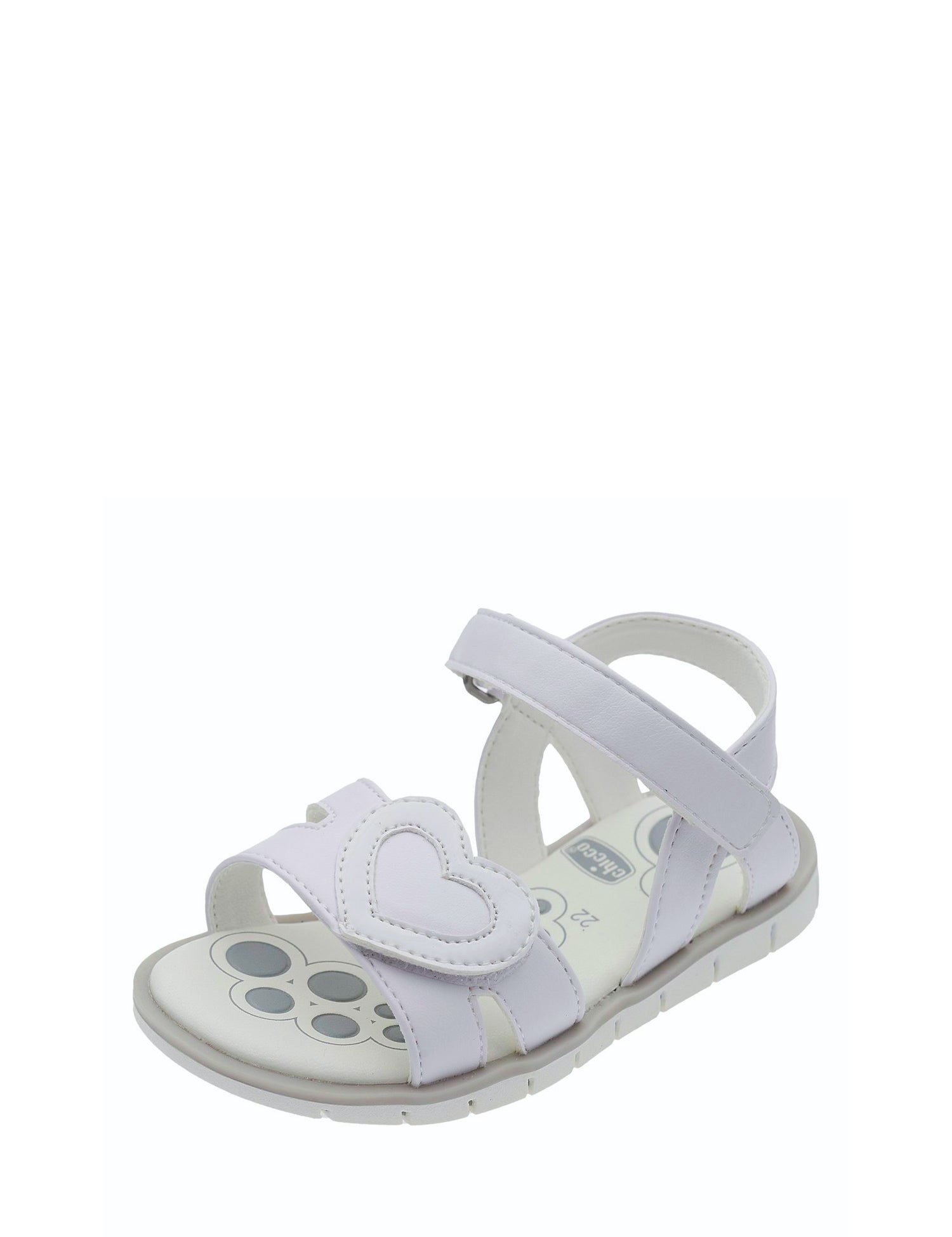 Sandali con strappi Bianco Chicco