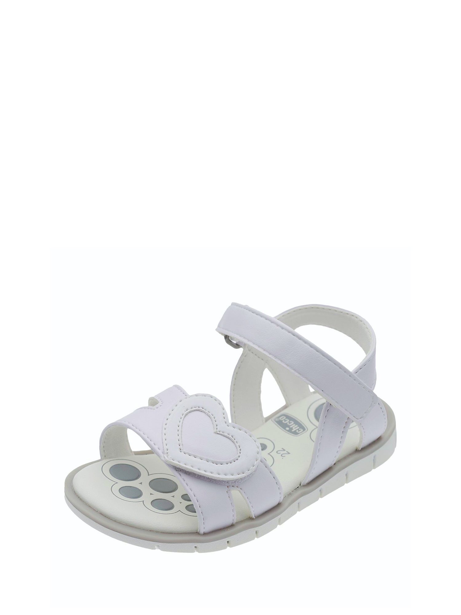 Sandali con strappi Bianco Chicco