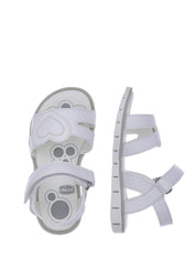 Sandali con strappi Bianco Chicco