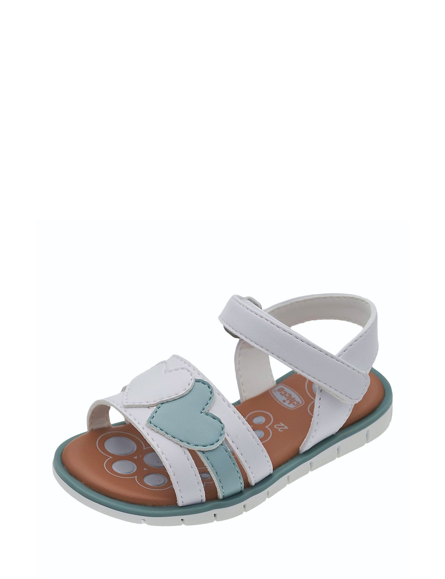 Sandali con strappi Bianco Chicco