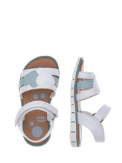 Sandali con strappi Bianco Chicco