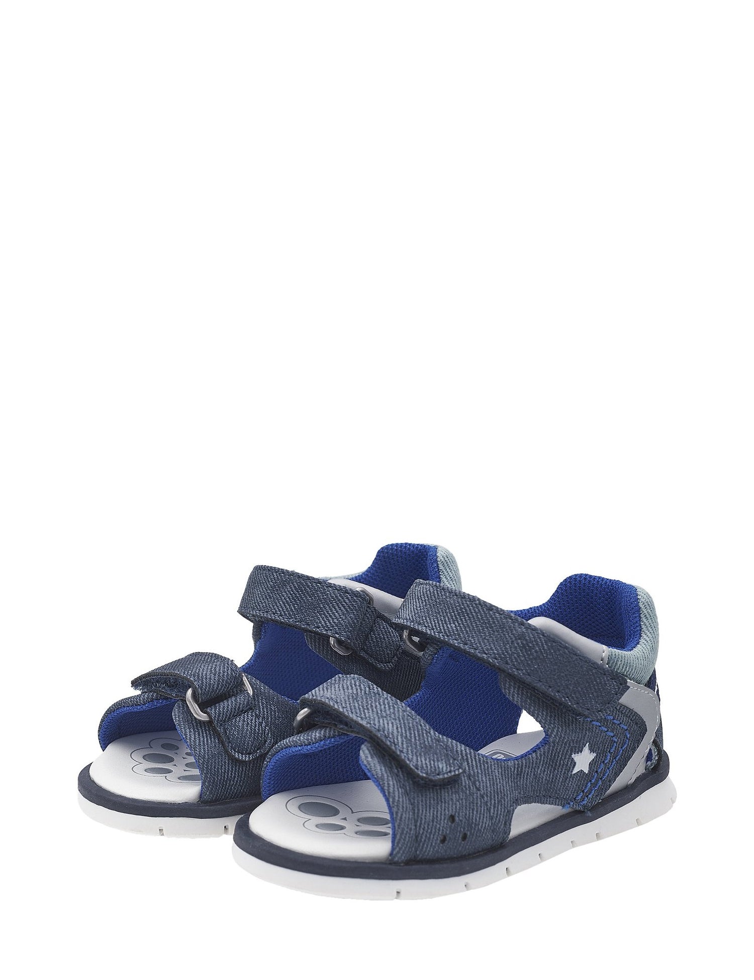 Sandali con strappi Blu Chicco