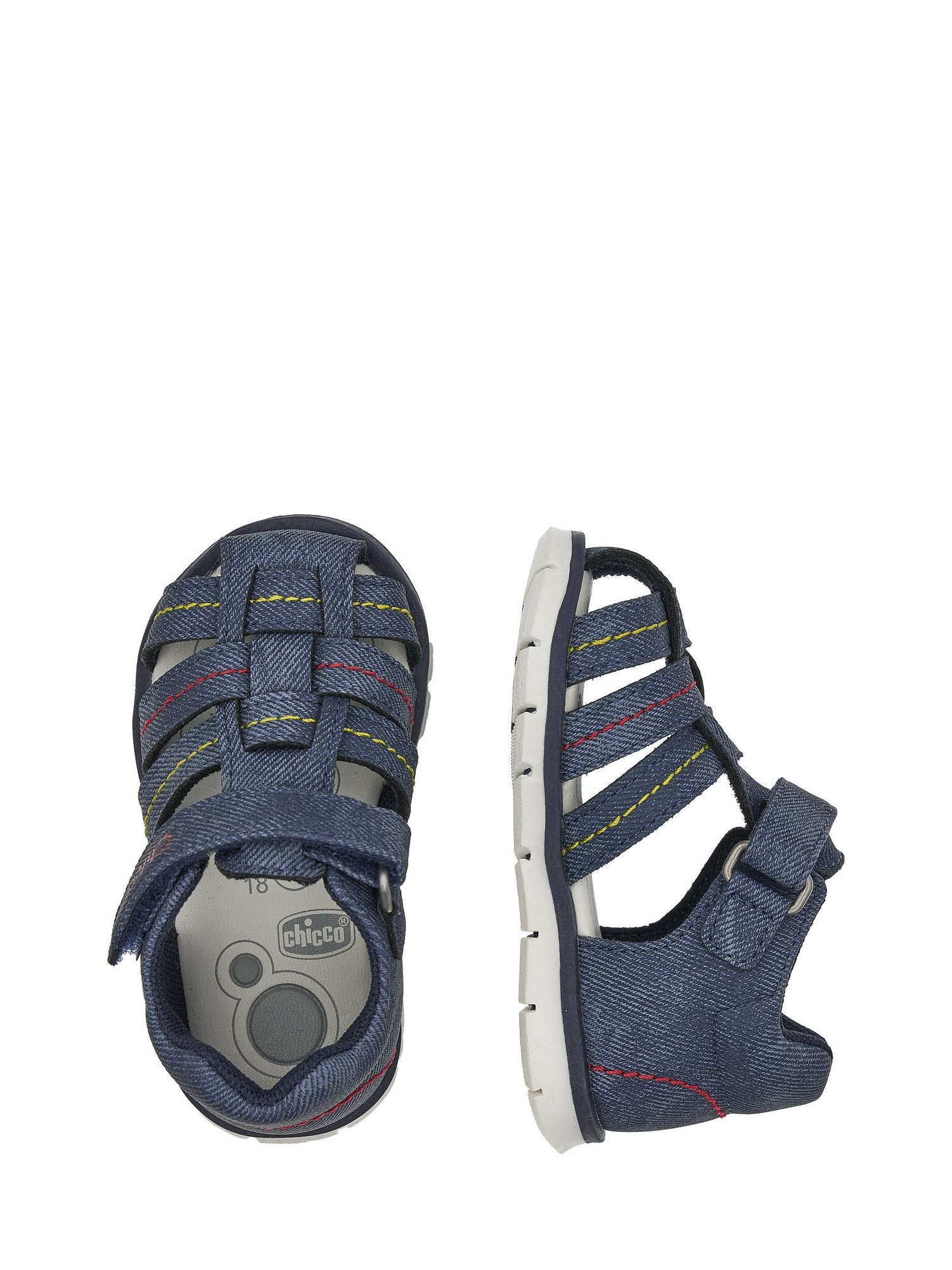 Sandali con strappi Blu Chicco