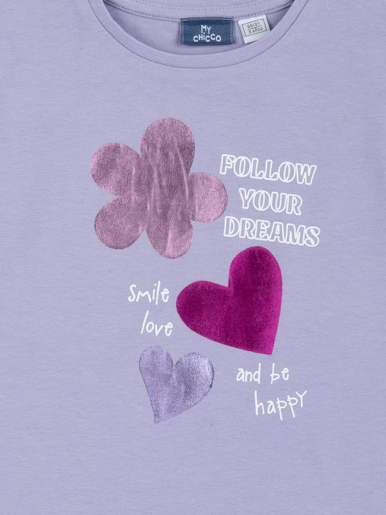T-shirt Viola Chicco