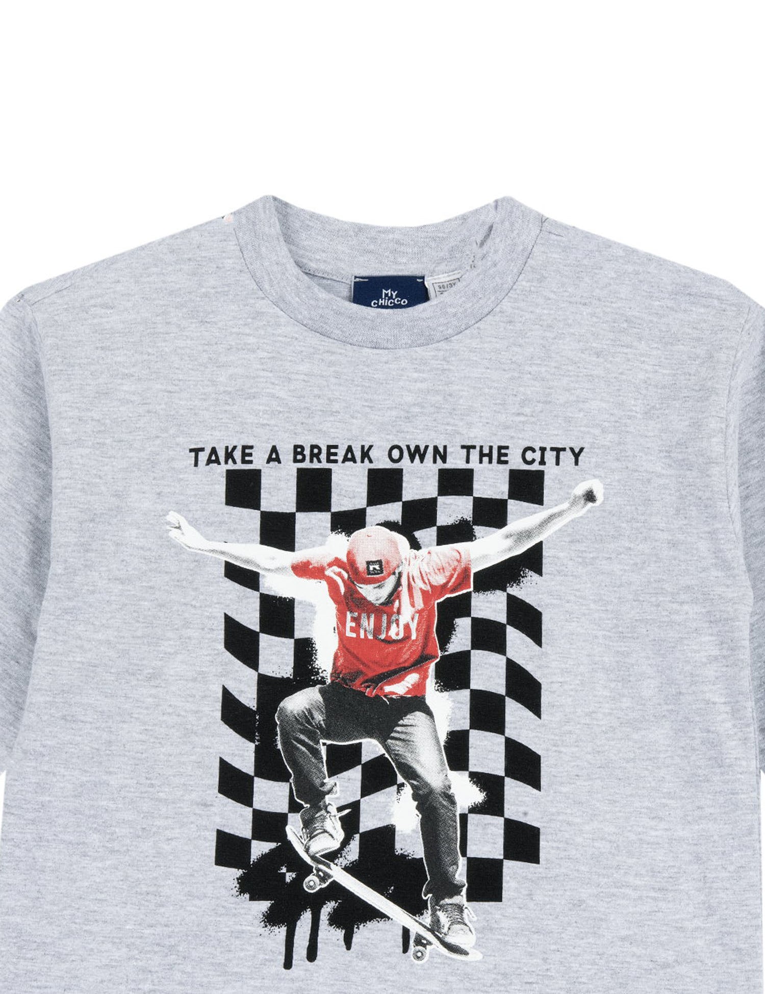 T-shirt Grigio Chicco