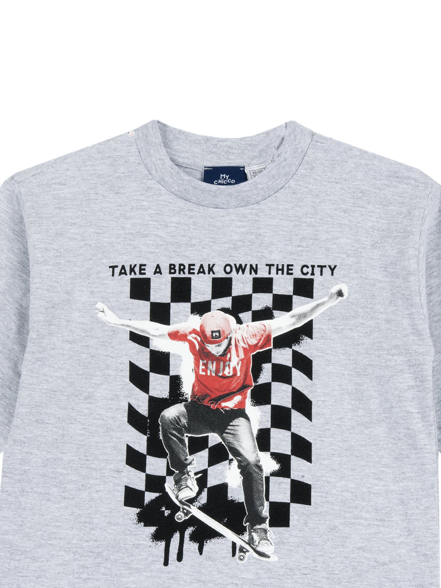 T-shirt Grigio Chicco