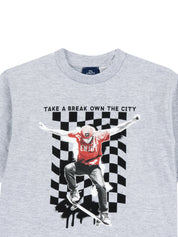 T-shirt Grigio Chicco