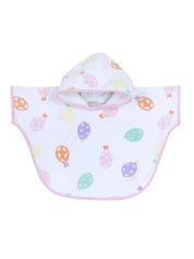 Accappatoio Bianco Rosa Chicco