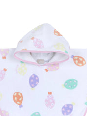 Accappatoio Bianco Rosa Chicco