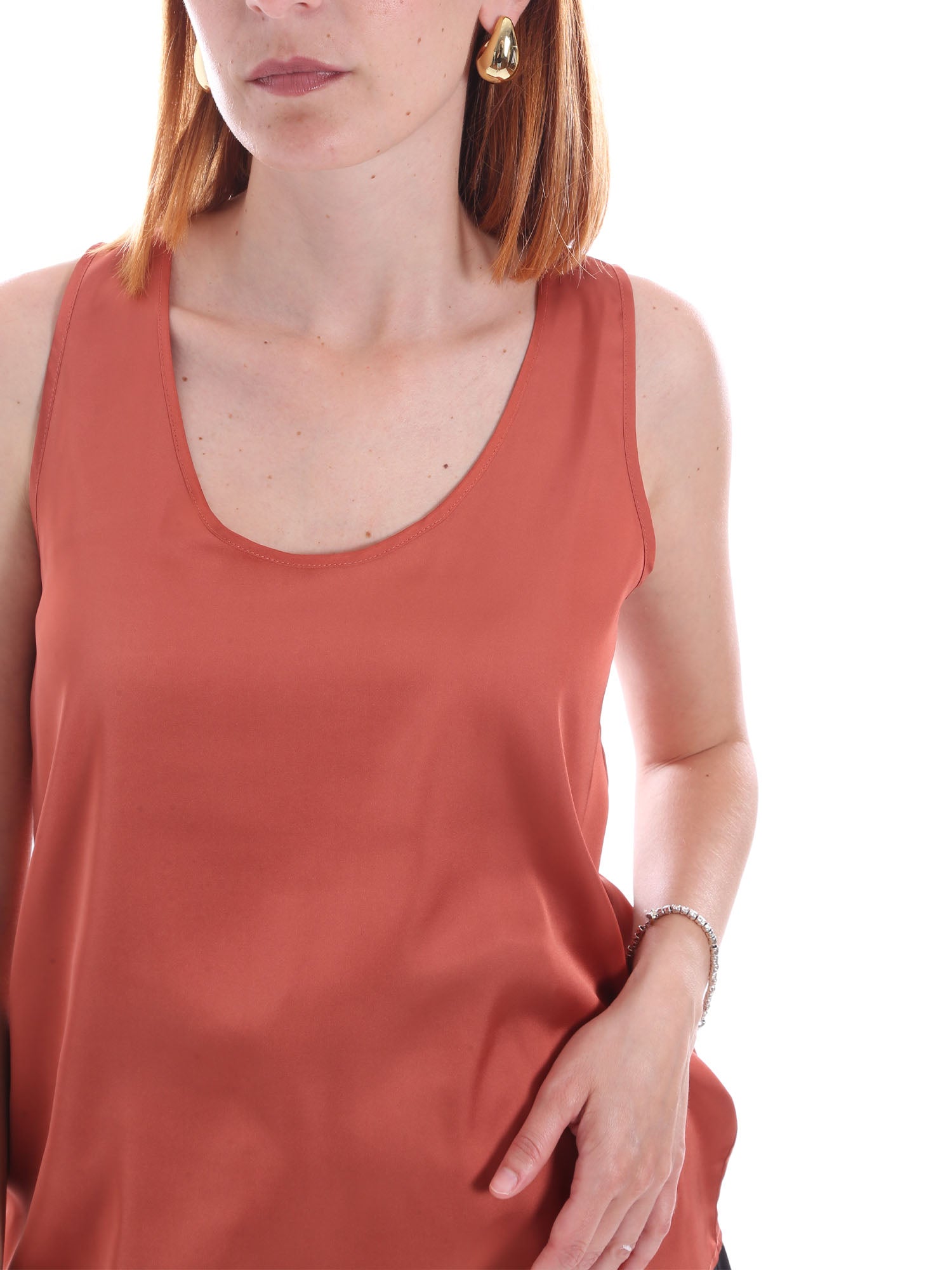 Top e canotte Arancio Emme Marella