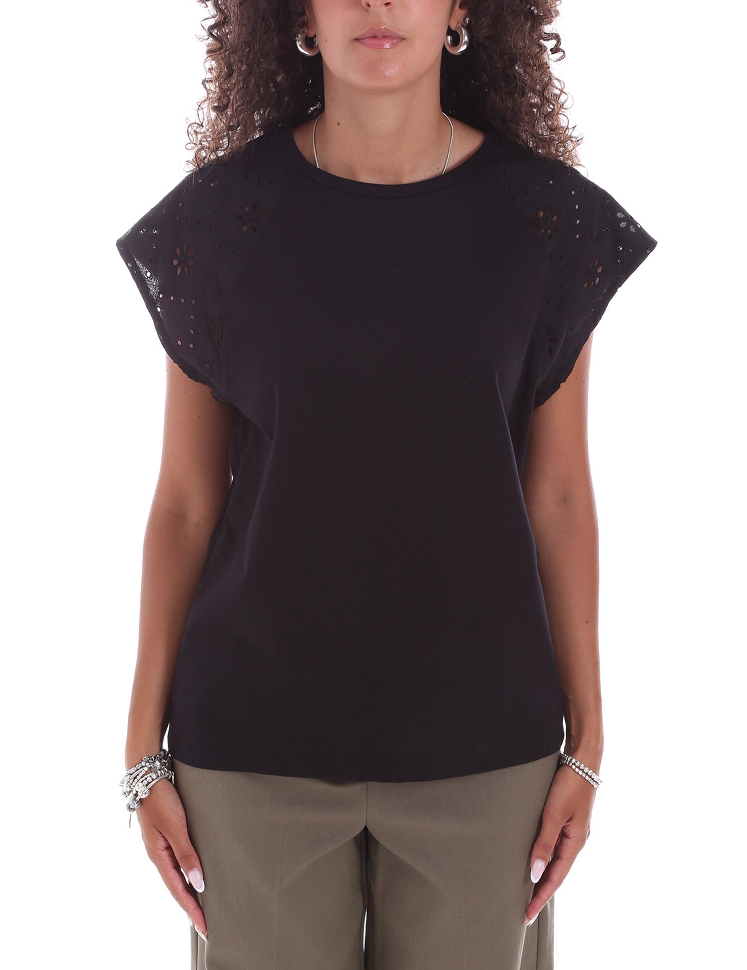 T-shirt Nero Emme Marella