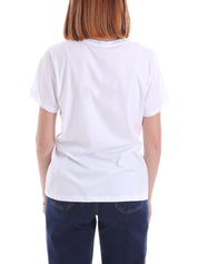 T-shirt Bianco Beige Emme Marella