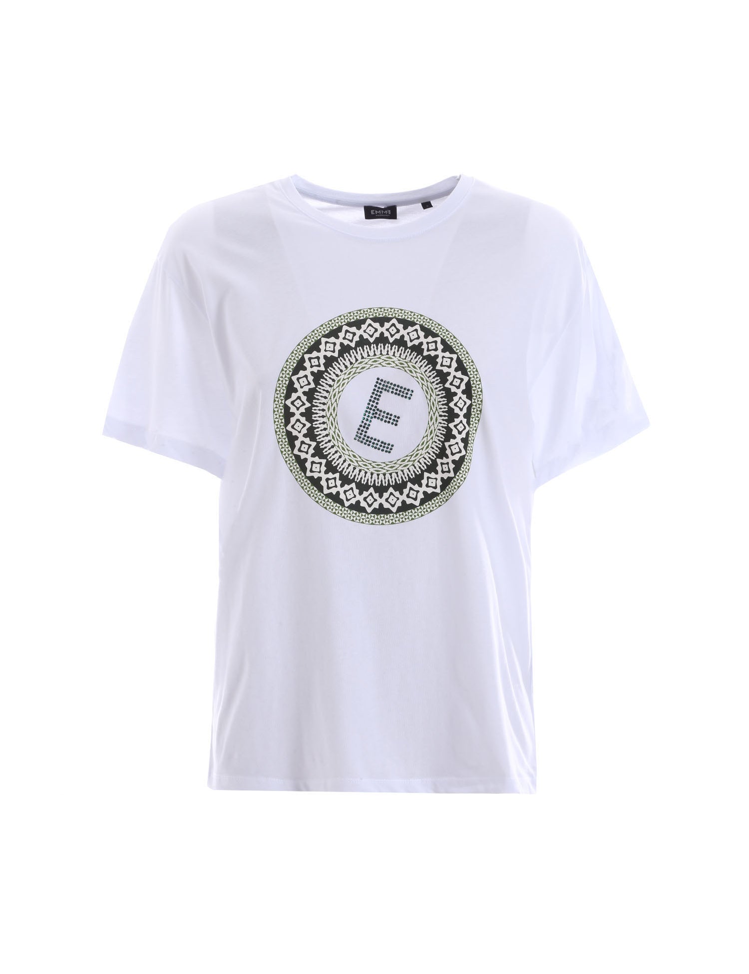 T-shirt Bianco Verde Emme Marella