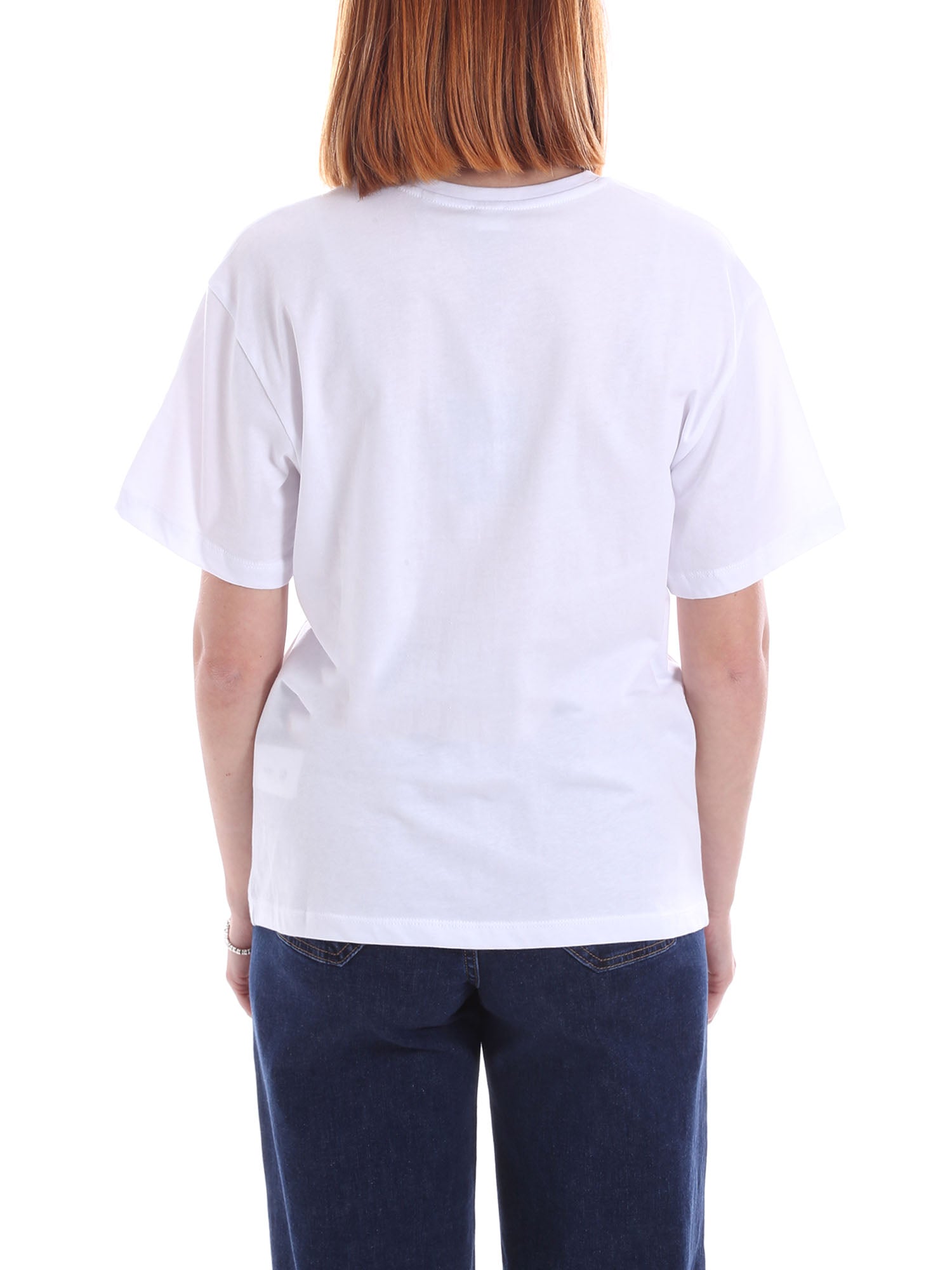 T-shirt Bianco Verde Emme Marella