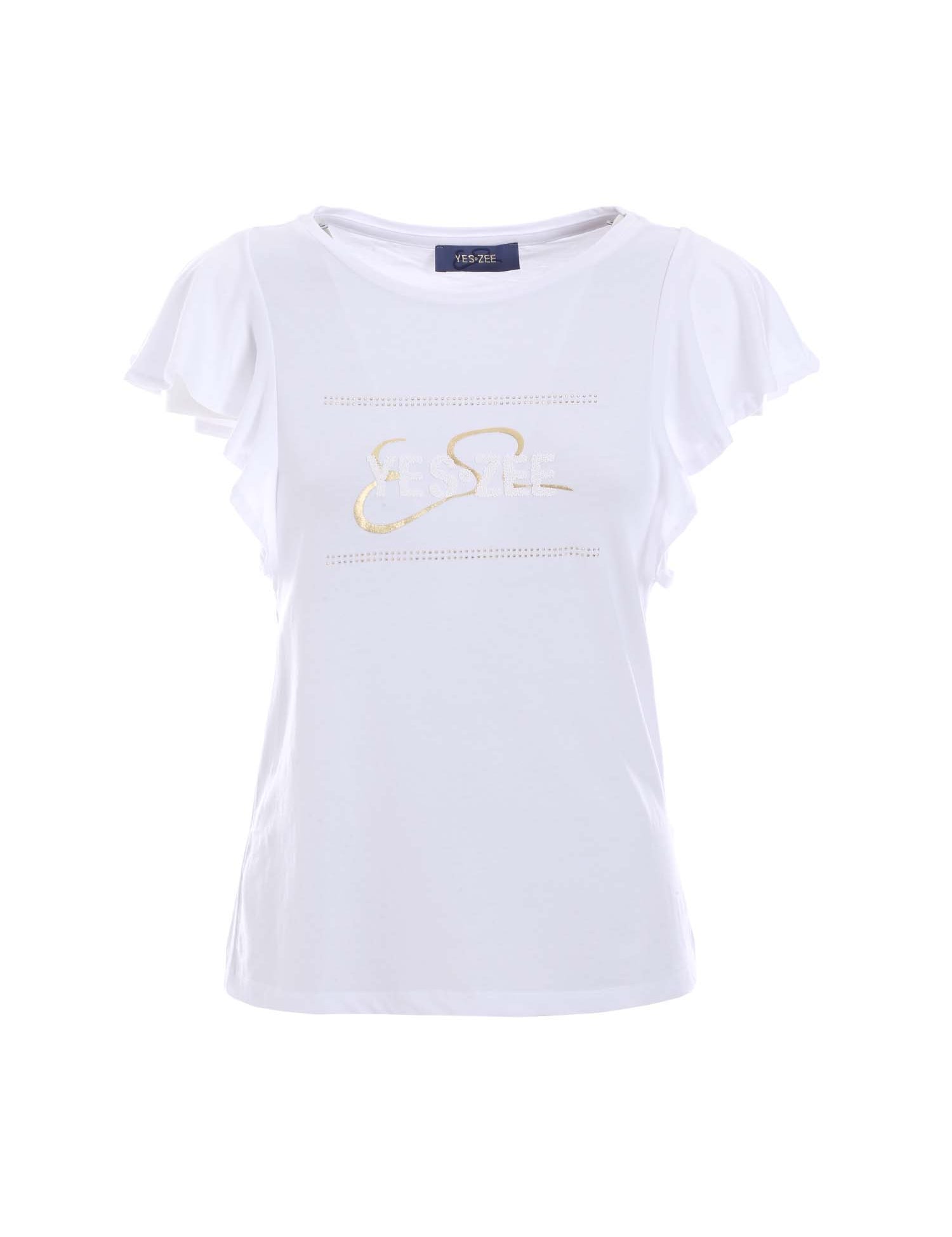 T-shirt Bianco Yes-zee