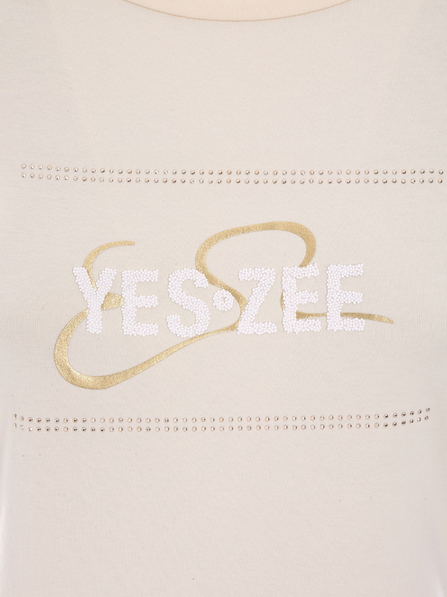 T-shirt Beige Yes-zee