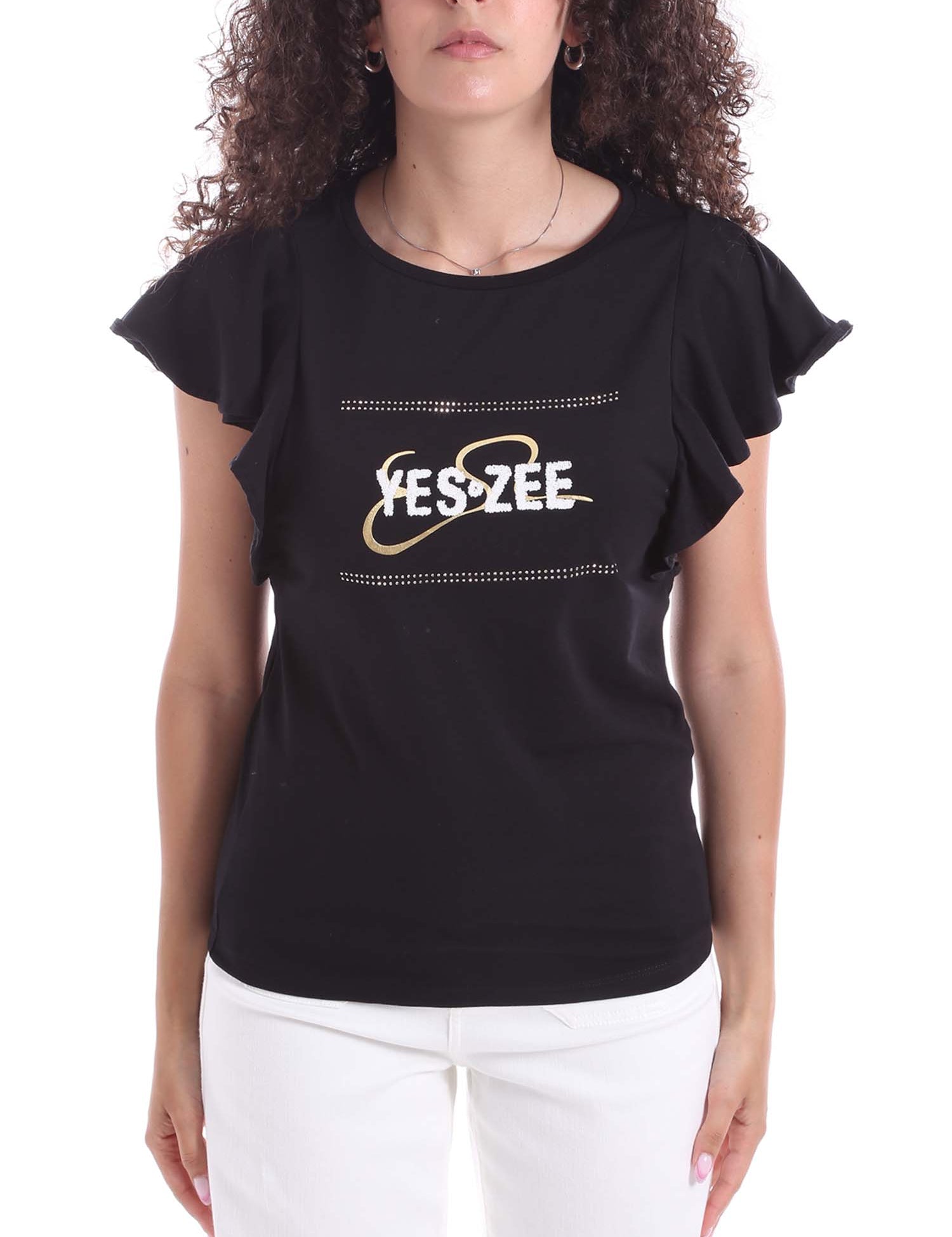 T-shirt Nero Yes-zee