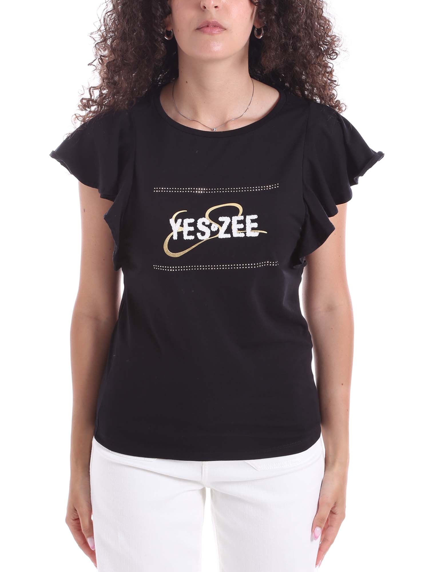T-shirt Nero Yes-zee