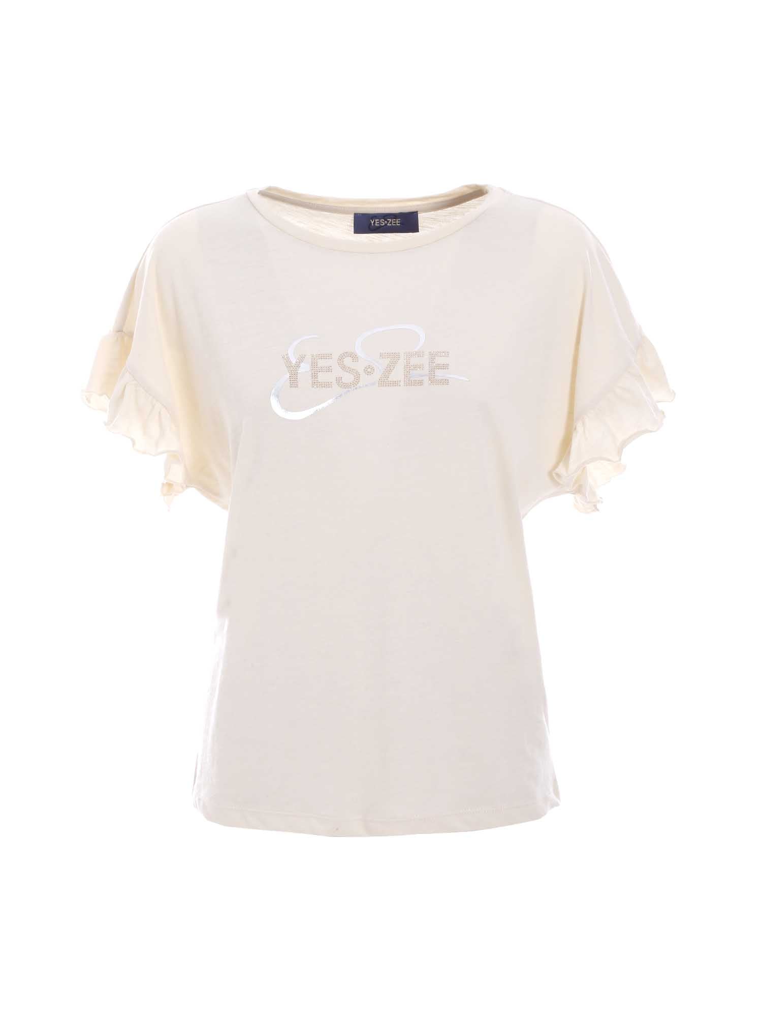 T-shirt Beige Yes-zee