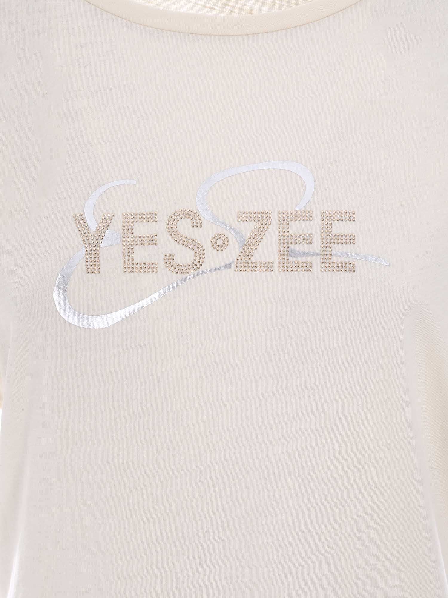 T-shirt Beige Yes-zee