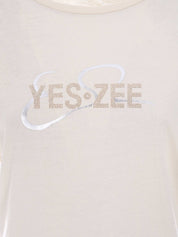 T-shirt Beige Yes-zee