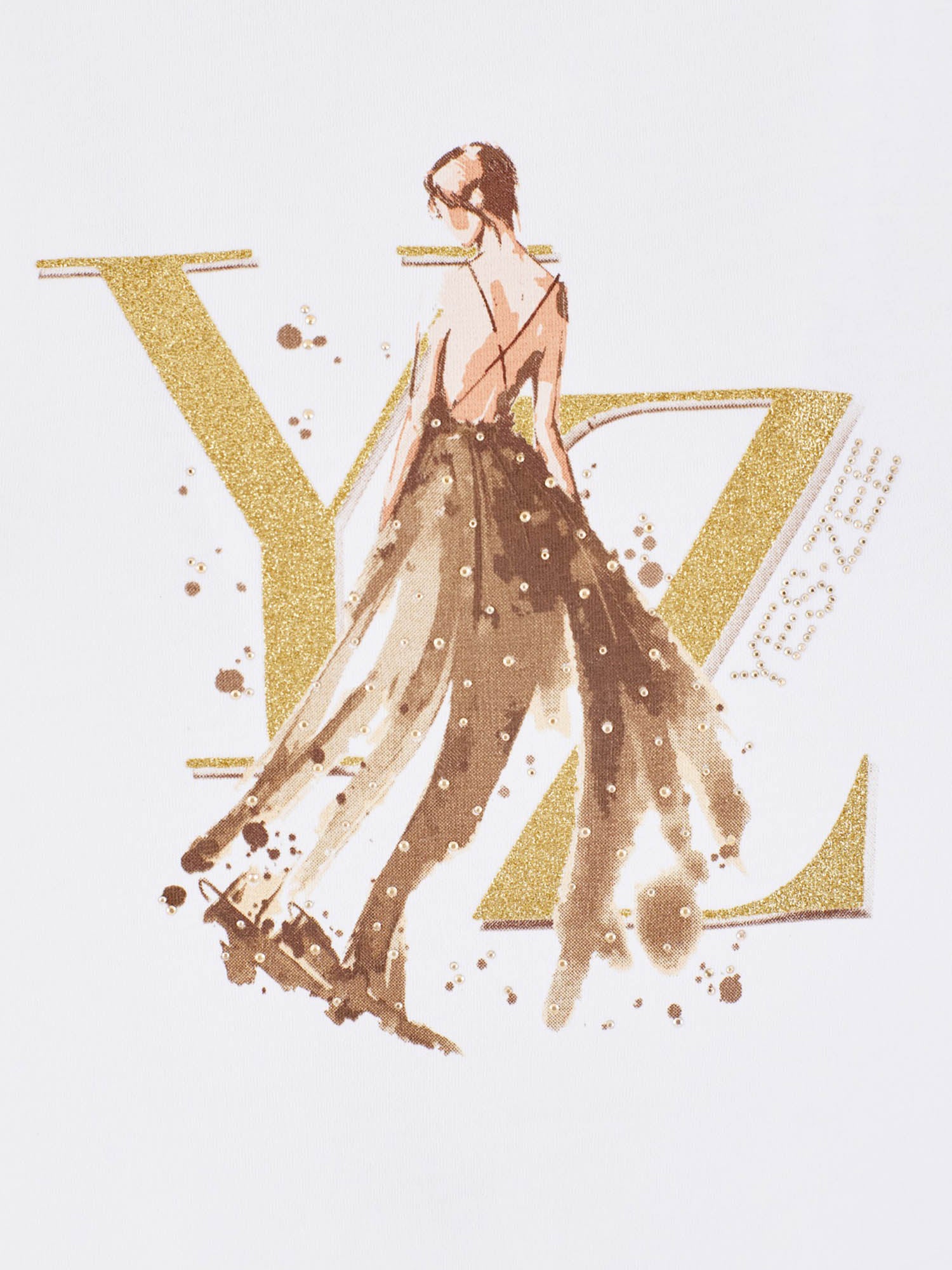 T-shirt Bianco Yes-zee