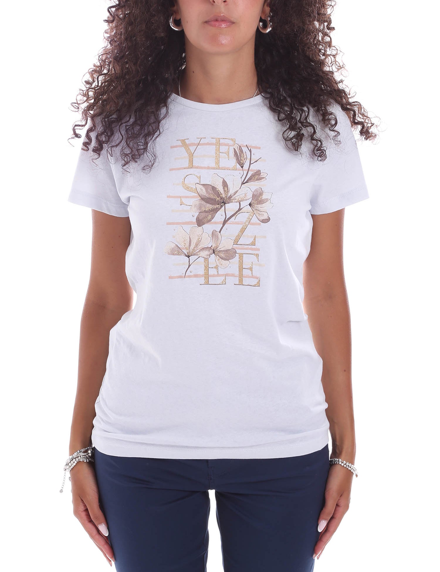 T-shirt Celeste Yes-zee