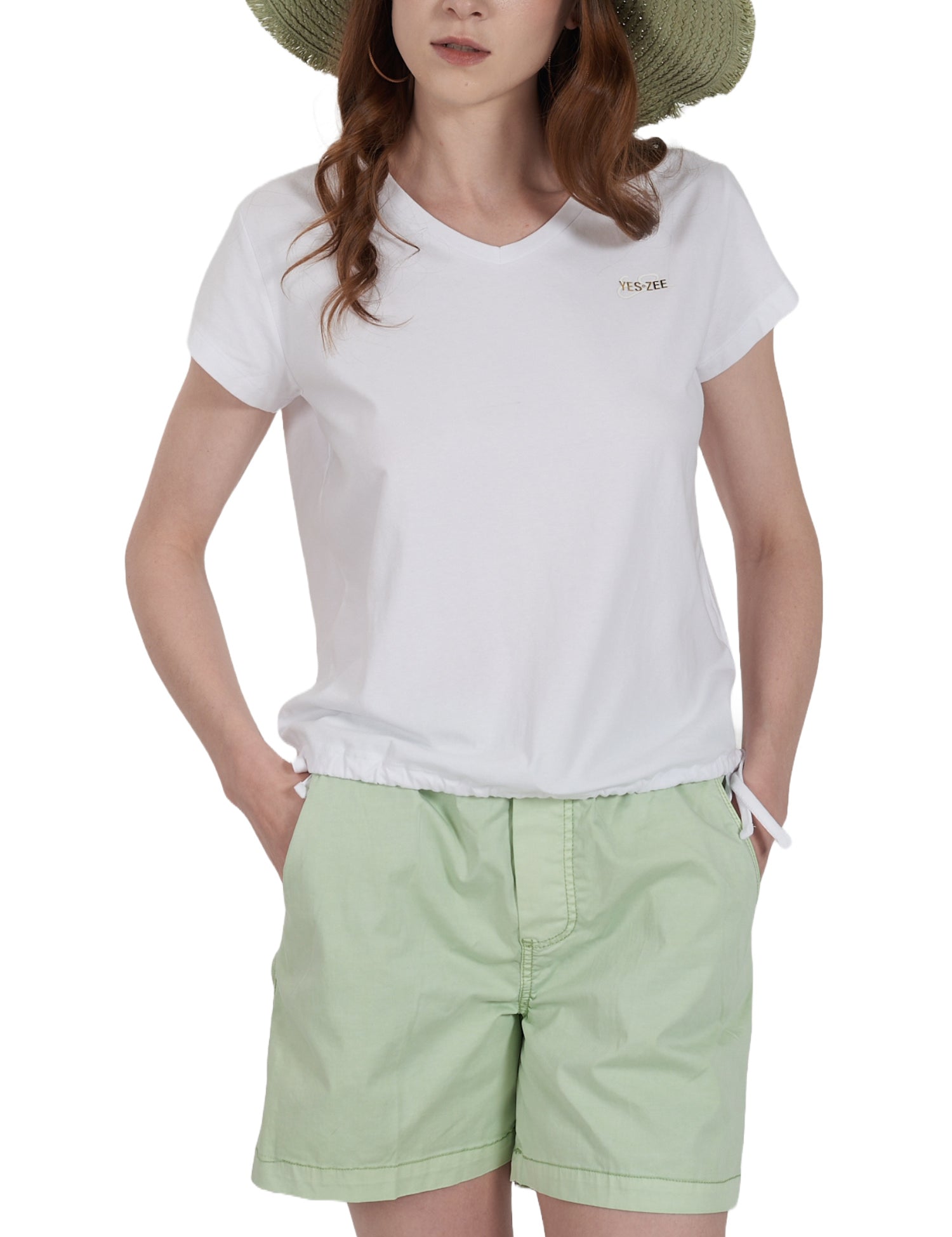 T-shirt Bianco Yes-zee