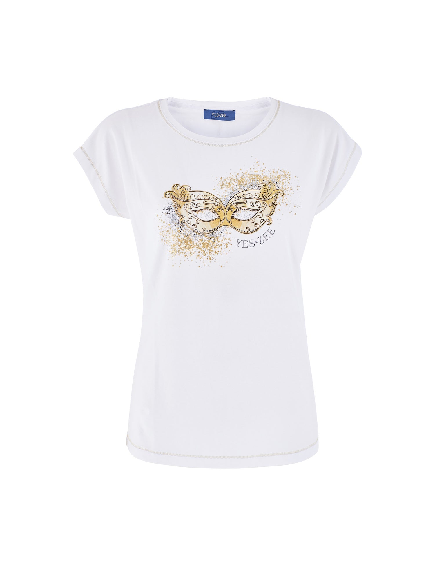 T-shirt Bianco Yes-zee