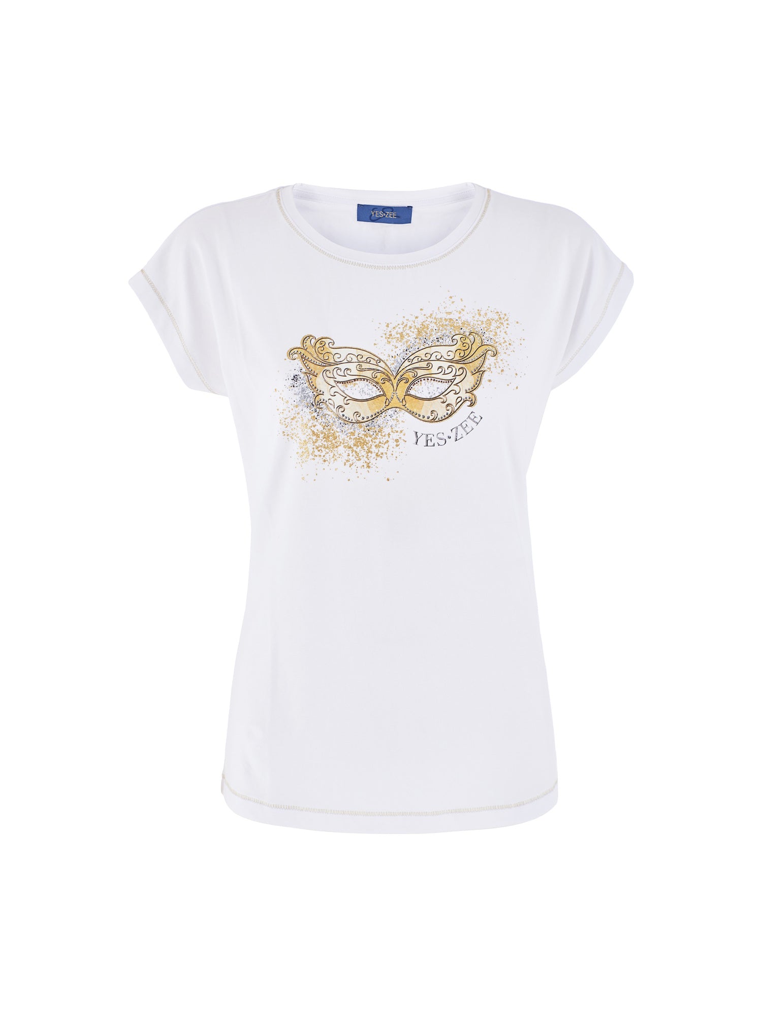 T-shirt Bianco Yes-zee