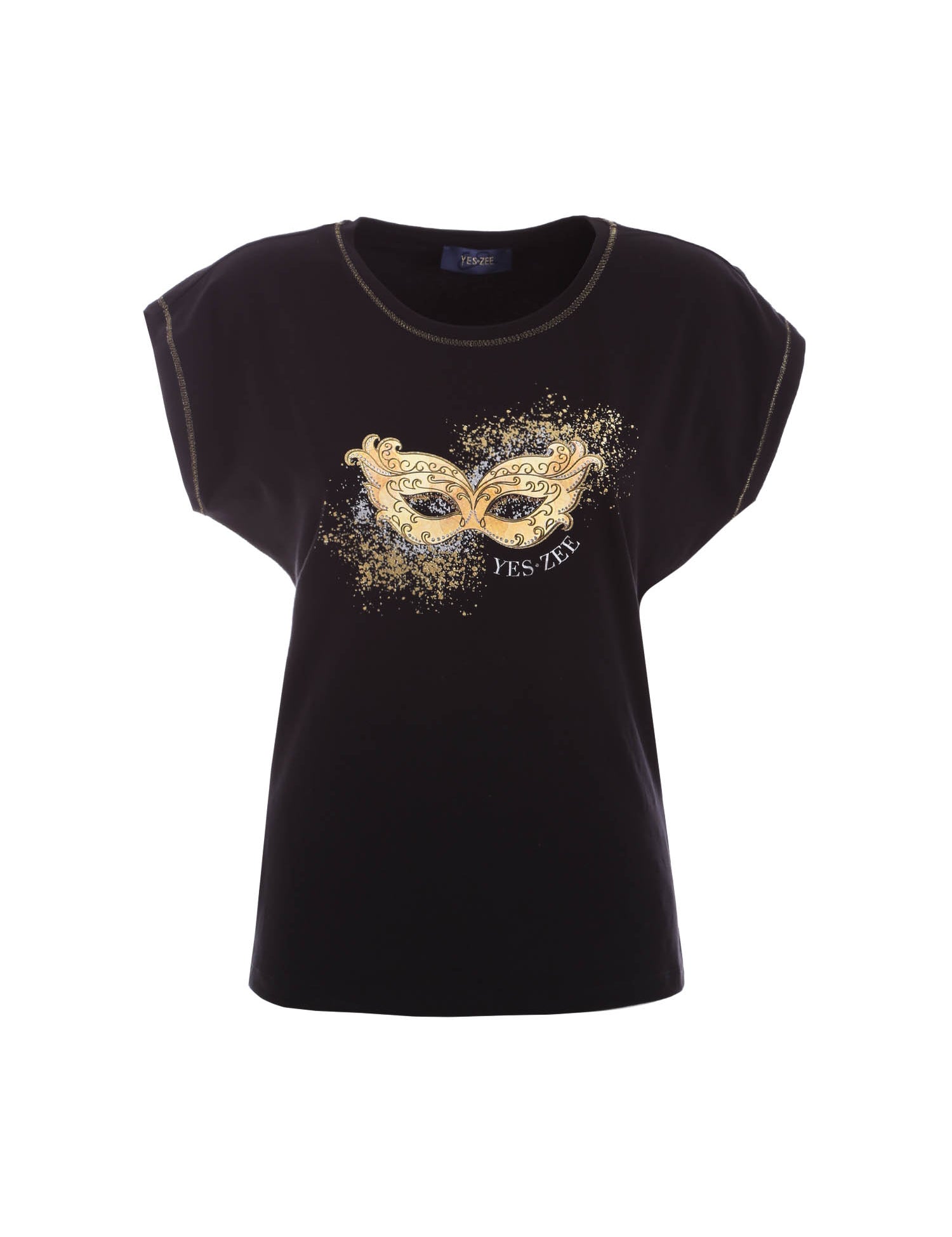 T-shirt Nero Yes-zee