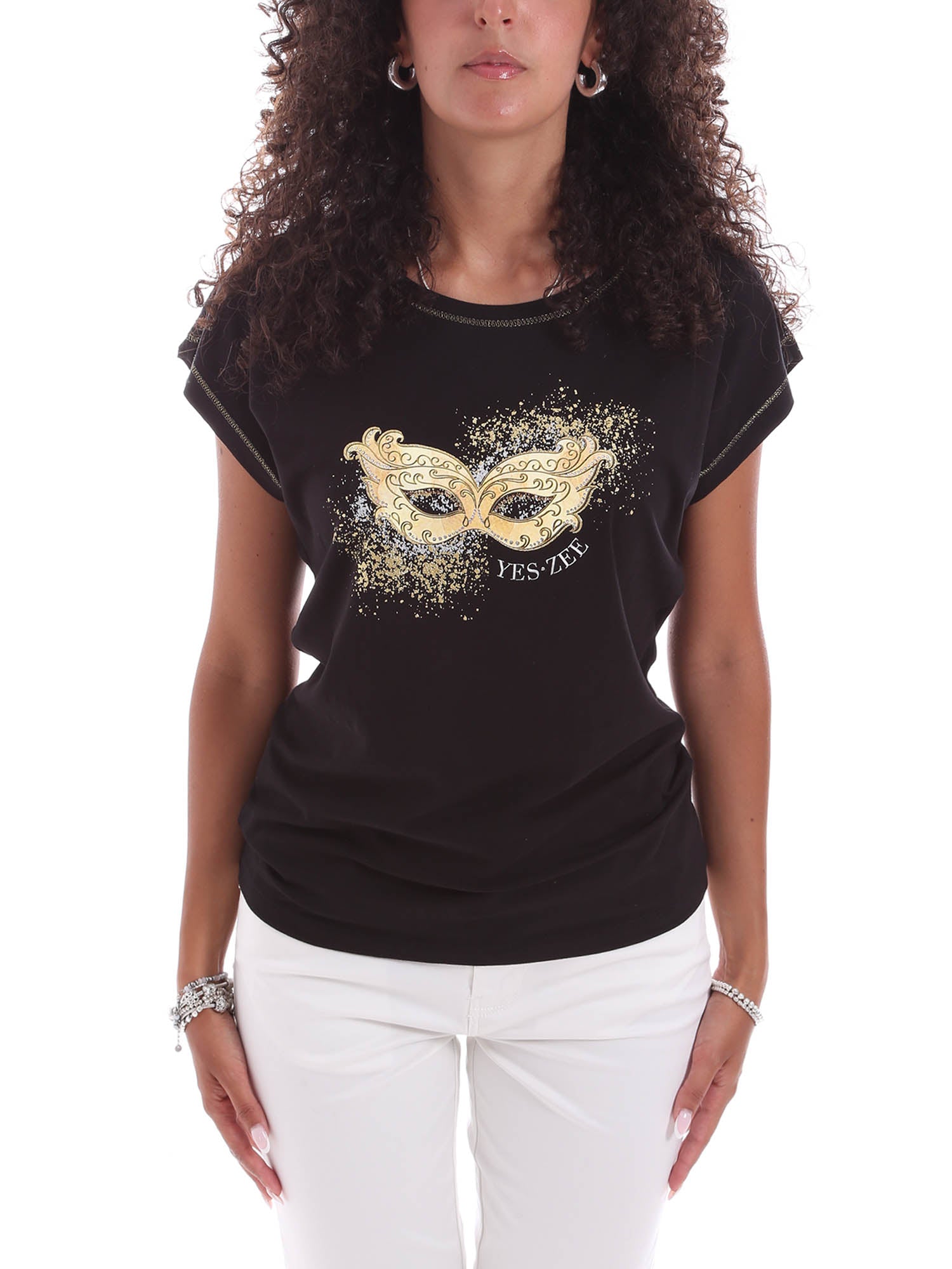 T-shirt Nero Yes-zee