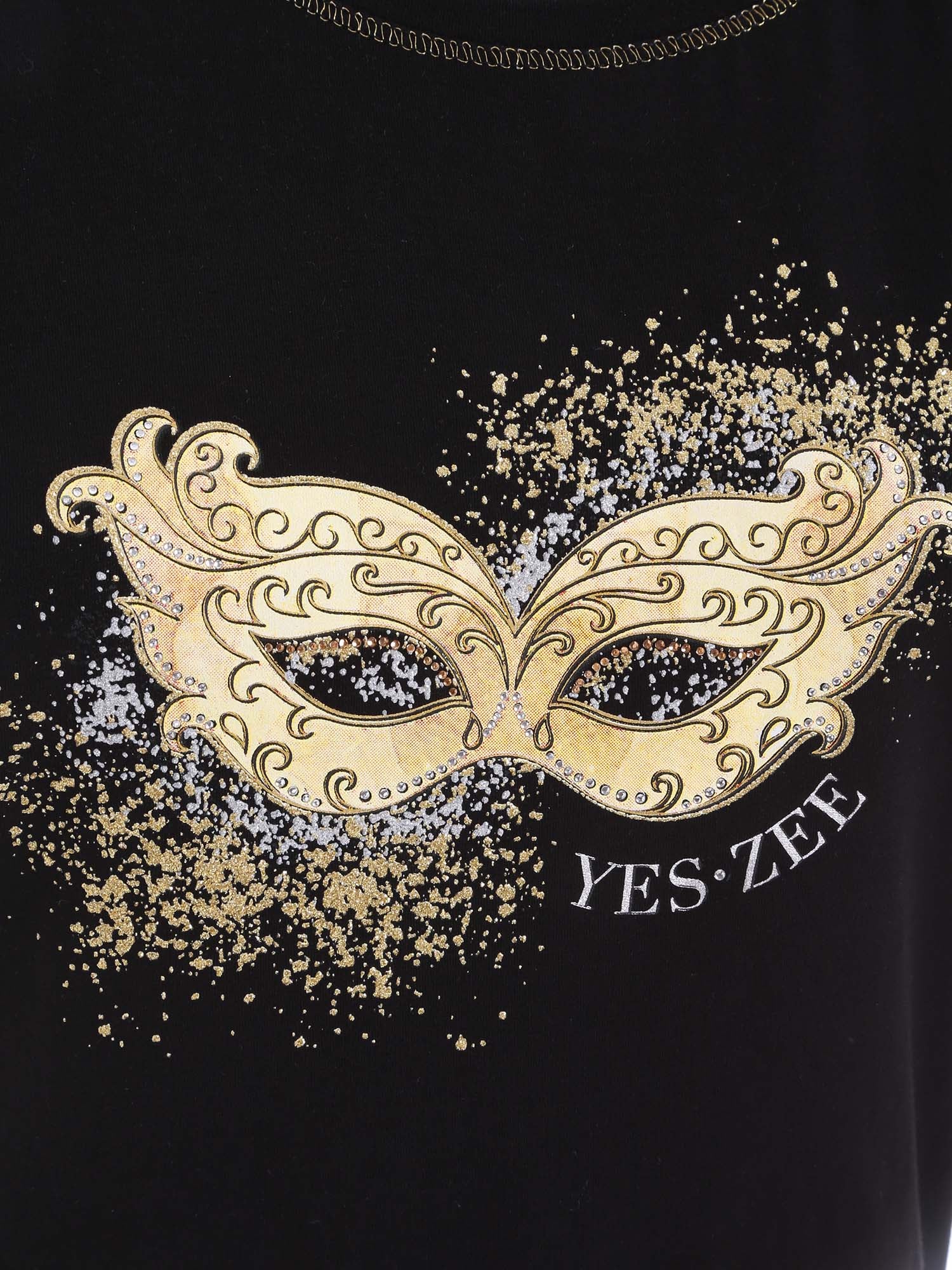 T-shirt Nero Yes-zee