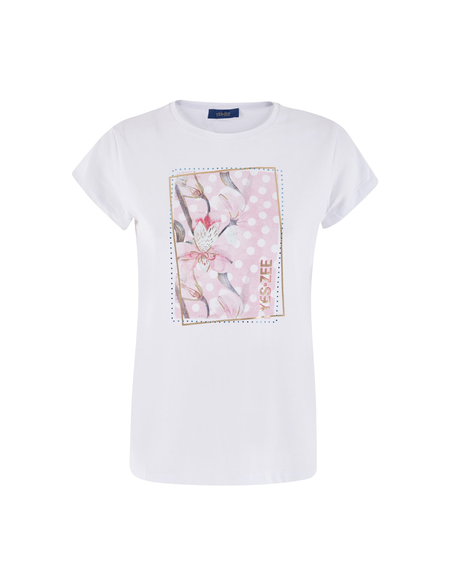 T-shirt Bianco Yes-zee