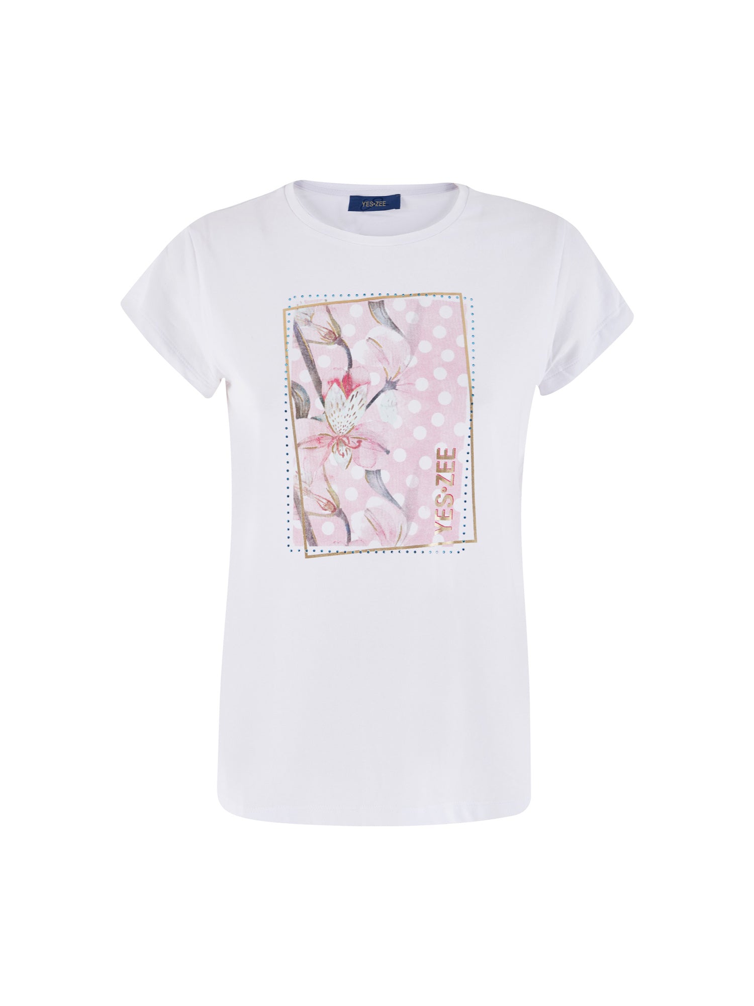 T-shirt Bianco Yes-zee